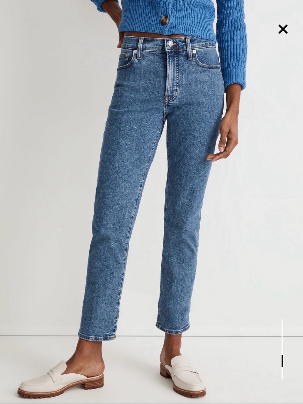 Madewell The Mid-Rise Perfect Vintage Jeans in Knowland Wash